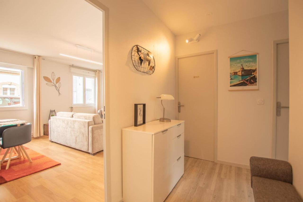 Appartement Hyper Centre Avec Garage Prive Concarneau Exterior foto